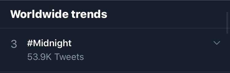 realdailypayne's tweet photo. #Midnight is trending worldwide ♥️

Buy/stream/watch now! https://t.co/rcD1CaWV2B https://t.co/qJFfGriGyL