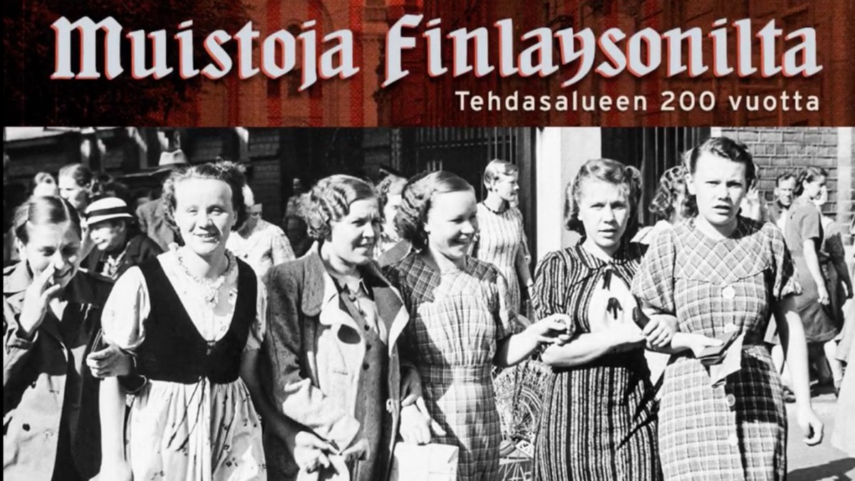 trefinsku's tweet photo. #FinlaysoninAlue'en juhlavuotta juhlistetaan nyt verkossa! Werstaan Muistoja Finlaysonilta -näyttelyn tarinat elävät videolla, kun museon ovet ovat kiinni. Millainen oli vuonna 1906 syntyneen Gretan tehdastyöura? Katso ja ihastu myös vanhoihin valokuviin! https://t.co/JsNCrLLxZn https://t.co/1n9LXWervg