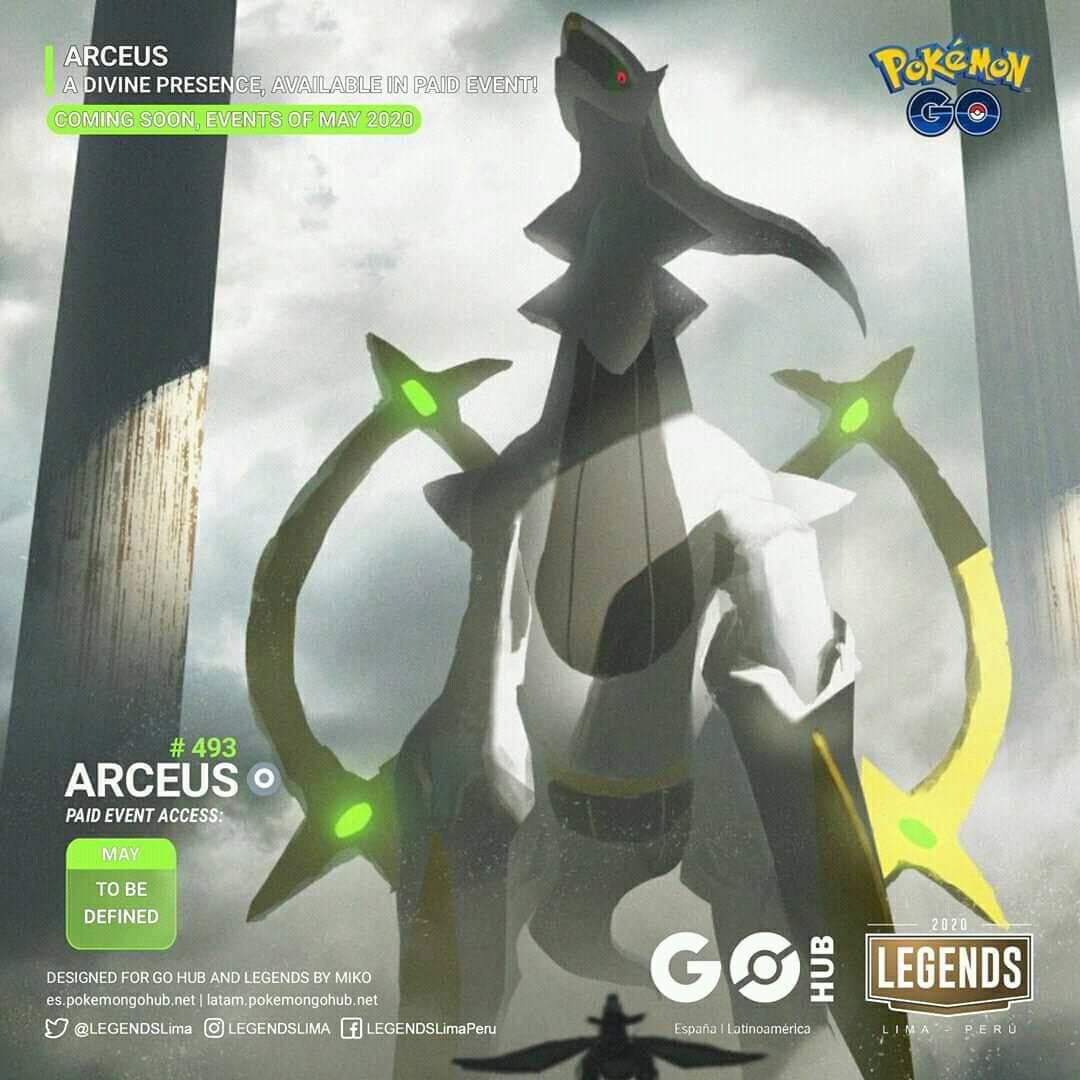 Arceus - Pokemon Go