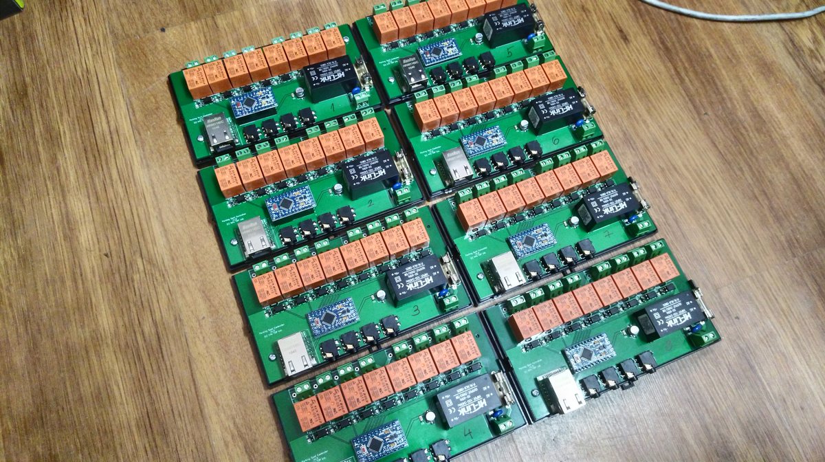 drJeckyll's tweet photo. first batch of my camping controllers is done - thanks @JLCPCB for pcb's and @kicad_pcb for excellent EDA https://t.co/JLqXFyiWqs