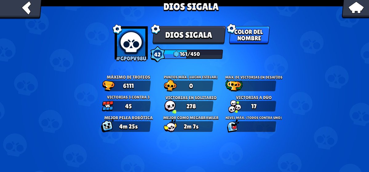 Hola busco equipo competitivo, no tengo experiencia pero quiero aprender.
Aquí mis stas