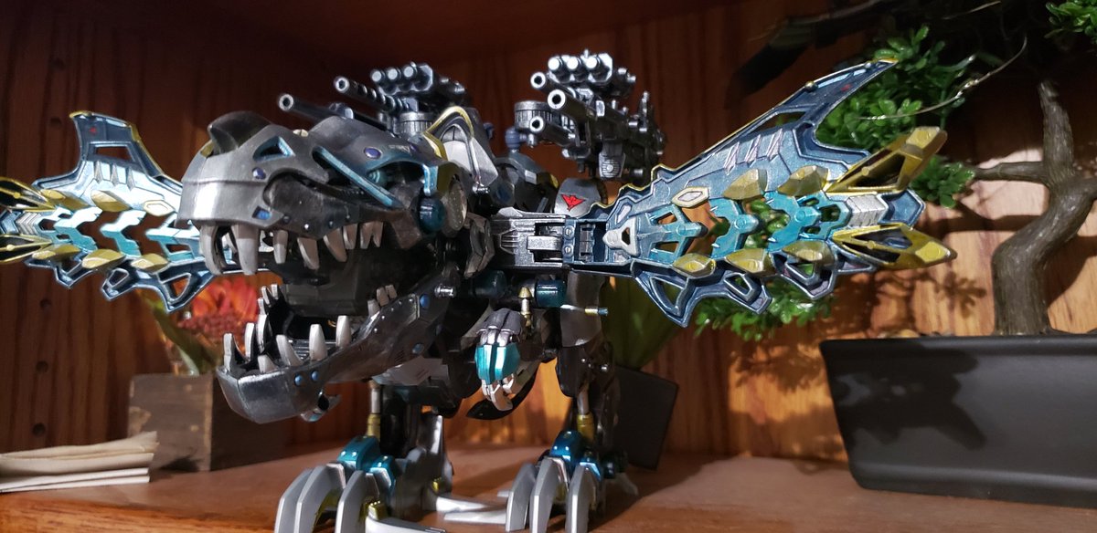 Death Rex custom painted with custom gravity canon unit! #zoids