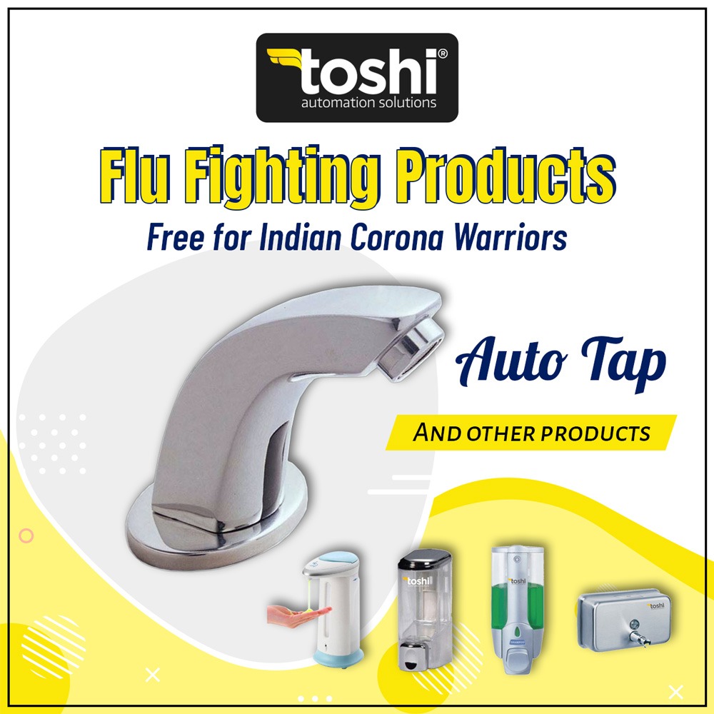 toshiautomation's tweet photo. #ToshiAutomationSolutions is offering its #AutoTap &amp; other #FluFighting Products for FREE to Indian #CoronaWarriors on the frontline of #COVID19 pandemic in #India to show our gratitude. Register here »» https://t.co/f1DH1srntP

#COVID2019 #CoronaOutbreak #HealthForAll #Toshi https://t.co/bXuR06kFEi
