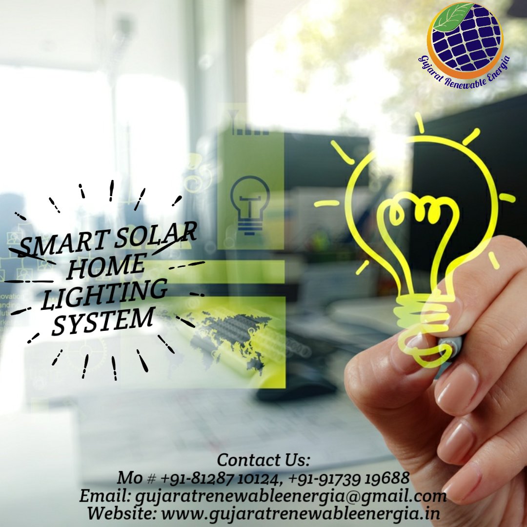 EnergiaGujarat's tweet image. #solarhomelightingsystem #smarthome #smartsolar #renewable #solarhome #homelighting #smartpeople #smartsystem #solarlighting 

Smart Solar Home Lighting System
For Inquiry:
Kindly contact us on Mo # 81287 10124/91739 19688 or Email us on gujaratrenewableenergia@gmail.com