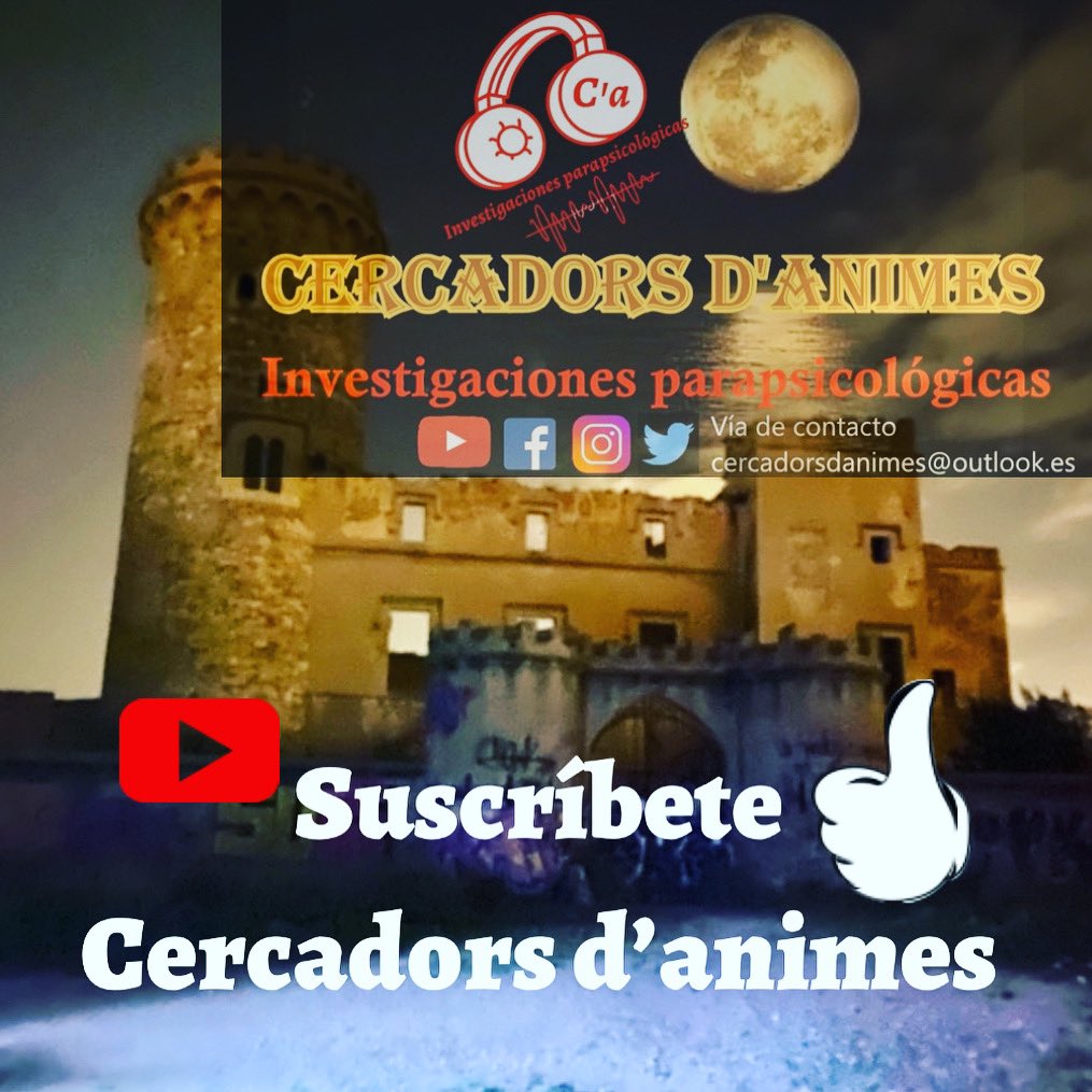 CercadorsA's tweet photo. Vídeo completó! TORRE SALVANA EL CASTILLO DEL DIABLO! https://t.co/dOPxmn0QOV #torresalvana #canbusquets #paranormal  #parasicologia #spiritbox #k2meter #sucesosparanormales #spiritismo #misteriosparanormales #españaparanormal #paranormalbarcelona #catalunyaparanormal https://t.co/oCpHJb16j5