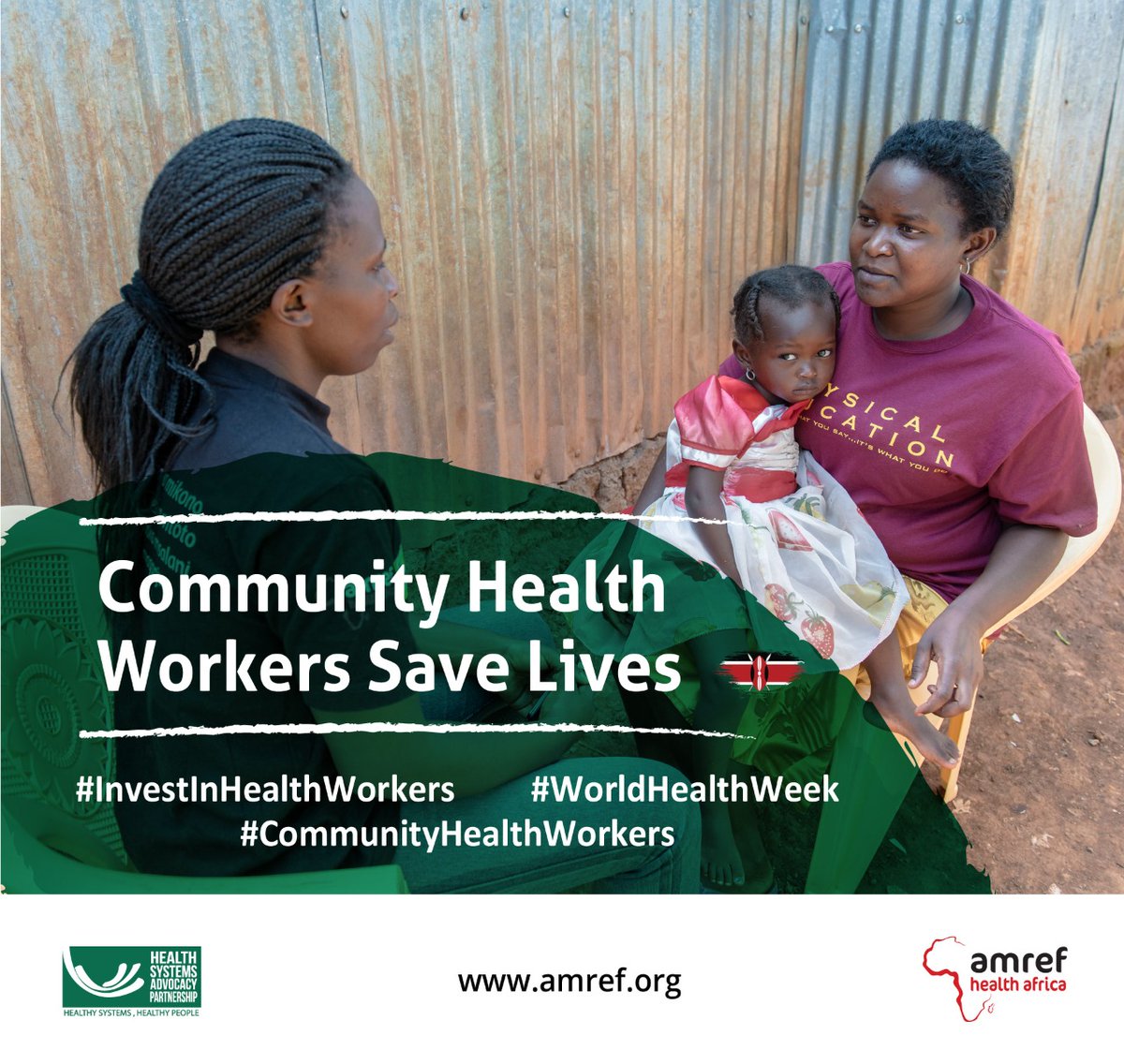 CHWs play a pivotal role in fighting COVID19. It is imperative that they are tagged
into the fight.. #InvestInHealthWorkers
#WorldHealthWeek
#CommunityHealthWorkers
