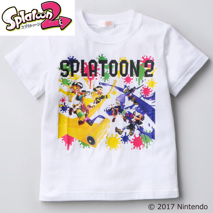 しまむら『Splatoon2（スプラトゥーン2）』コラボTシャツが登場！バトルシーンや総柄も♡ | Jocee
