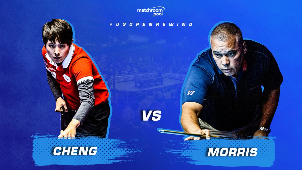 USOpenPool's tweet image. ⏪ #USOpenRewind is back on your screens today!

💥 Coming up: Two former US Open Pool Championship winners in Kevin Cheng and Rodney Morris went head to head back in 2019. 

💻 Catch the full re-run from 7pm (UK) on our Facebook page or Matchroom Pool YouTube channel.