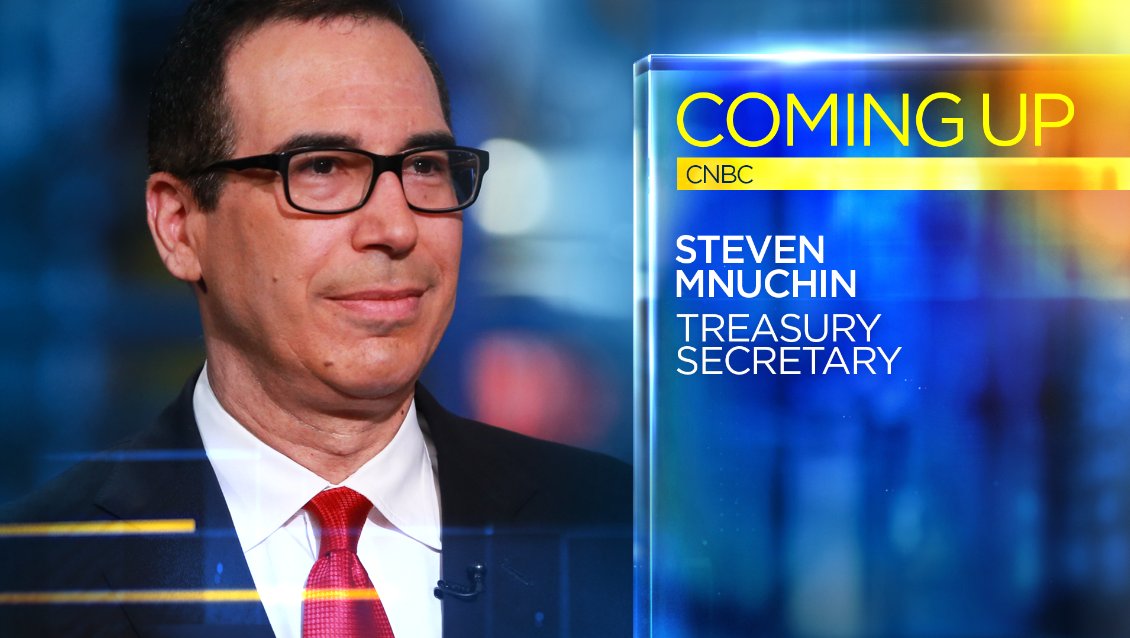 SquawkStreet's tweet image. Don't miss our interview with U.S. Treasury Secretary Steven Mnuchin.

Tune in at 9am ET! 

@CNBC @jimcramer
