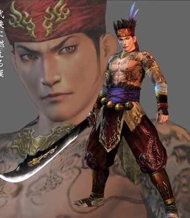 Gan Ningcool as hell pirate who has a cute hot/cold relationship with Ling Tong whose dad he killed. Rough and reckless, but a nice guy despite that. Only sometimes has nipples. The most fun you can have in DW4 is find baby Liu Shan as Gan Ning, hit your musou, and GOTTA GO FAST