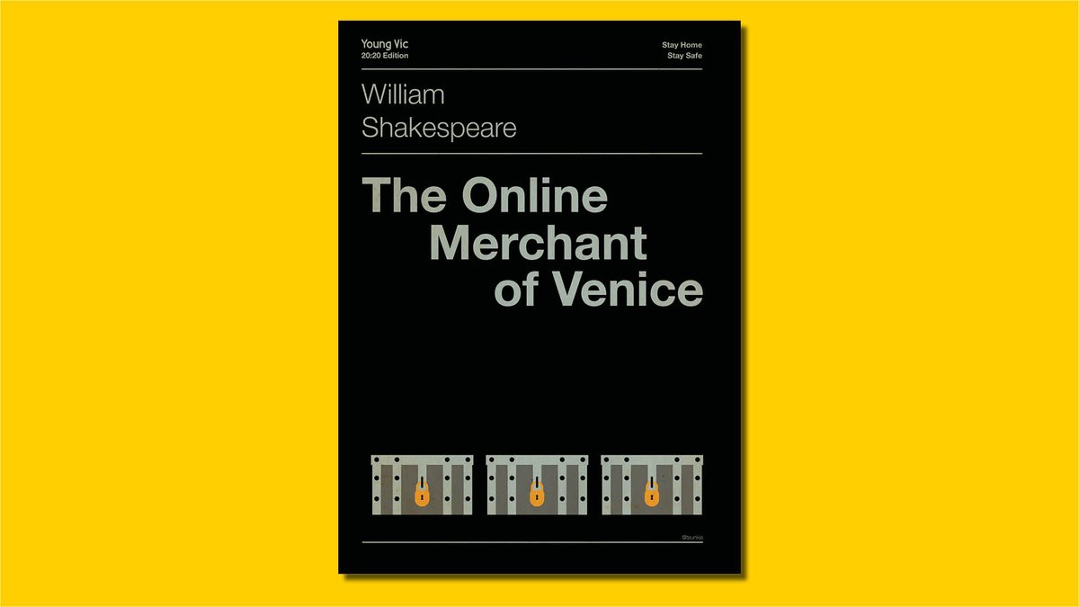 The Online Merchant of Venice 'I like not fair terms and conditions and a villain's mind.' #SociallyDistancedShakespeare  #QuarantinePlays