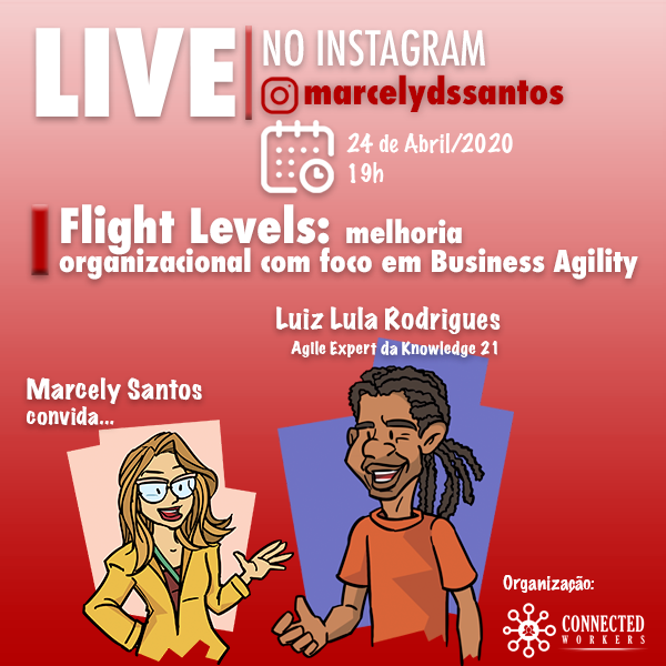 marcelydssantos's tweet photo. Mais uma Live pessoal! Dia 24/04 as 19h, vou conversar com @luizphx , Agile Expert da Knowledge21, sobre Flight Levels: melhoria organizacional com foco em Business Agility. 

Esperamos vocês no INSTAGRAM: https://t.co/O3PfpeXdu5. https://t.co/Kfo7ZbeOrn