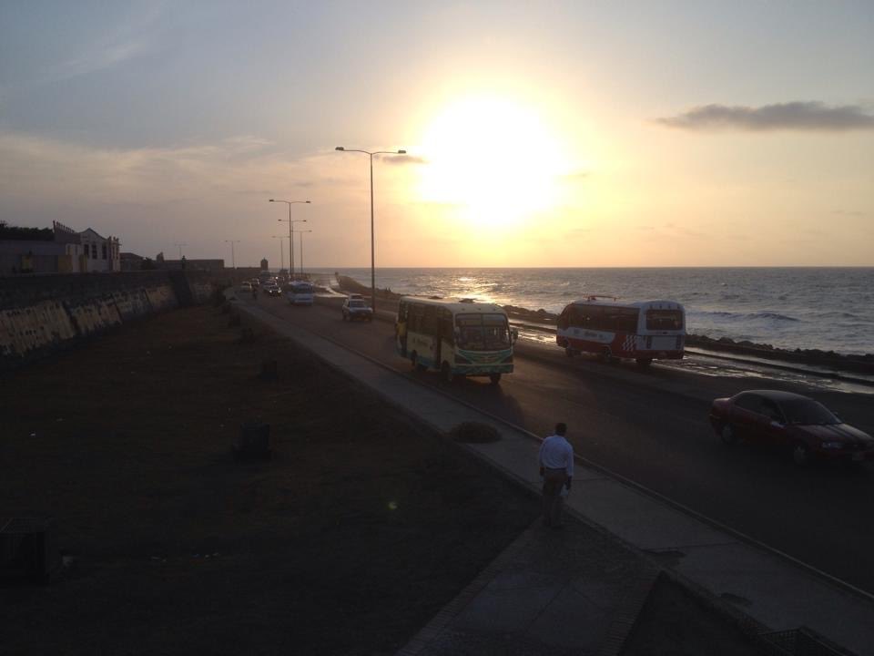 April 8 - Sunset in Cartagena 