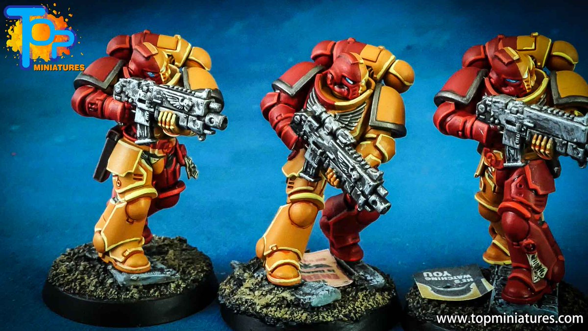 TopMiniatures's tweet photo. Here we stand and here shall we die, unbroken and unbowed, though the very hand of death itself come for us, we will spit our defiance to the end
-Chaplain-Dreadnought Armand Titus,Howling Griffons

#primaris #darkimperium #howlingriffons #spcaemarines #intercessors #hellblasters https://t.co/TvlTym73dJ