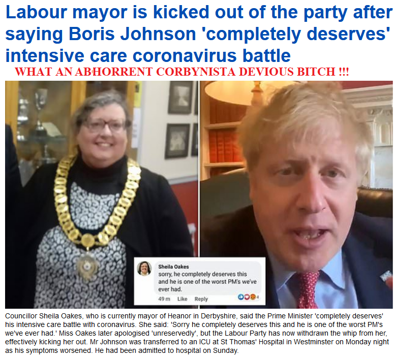 logic_comments's tweet photo. Denne corbynista djevelen - sparket i dag; skulle bare mangle; noe forstand må vel venstre-fascistene ha - ønsket død og fordervelse over @BorisJohnson Men det har vi ikke hørt en smule fordømmelse om, fra bergensfeita  @Twitter @resettno @Stortinget https://t.co/VaqXg6cXgy