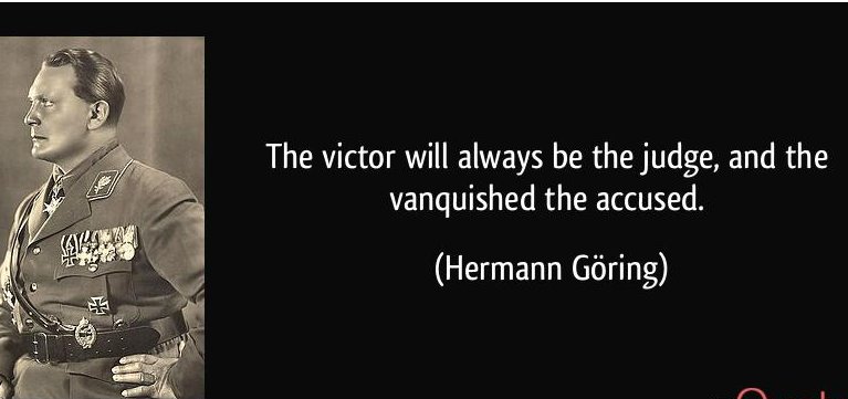 Any student of our civilization's past is familiar with the saying "History is written by the victors"Indeed, the conquering group is the one that writes the records of past conflicts.The most powerful among us are able to hide their crimes & paint themselves as saints