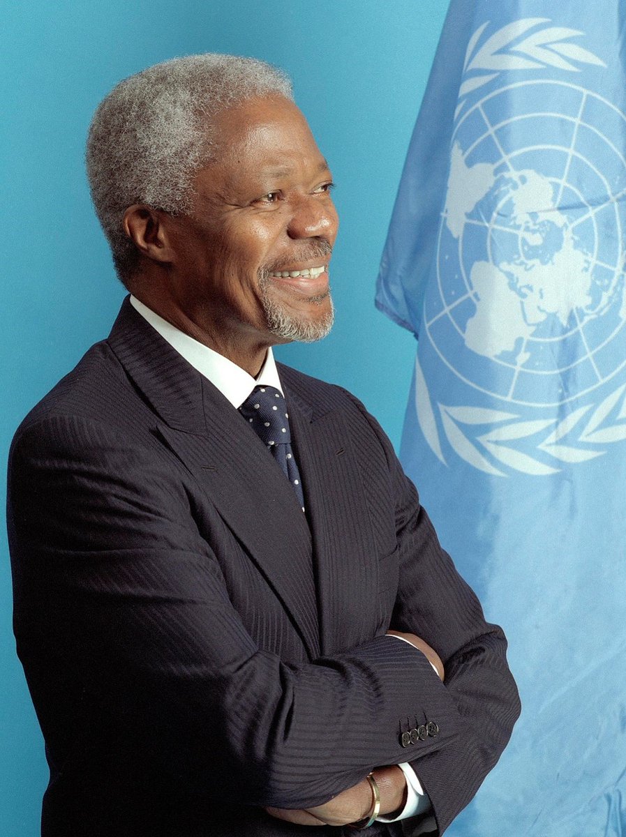 Genève Aéroport dédie son salon protocolaire à Kofi Annan 🇺🇳🇺🇳

Aujourd’hui, il aurait eu 82 ans. Nous voulons rendre hommage à ses batailles pour renforcer la coopération internationale, dont la valeur n’a jamais été si évidente en ces temps de pandémie.

bit.ly/GVA-Kofi-Annan