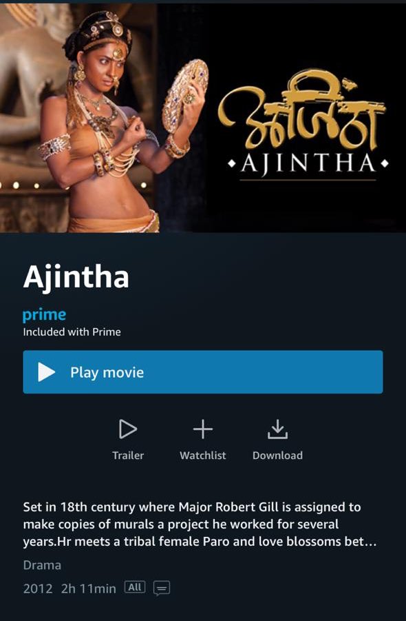meSonalee's tweet photo. पाहा “अजिंठा” @PrimeVideoIN वर 

अपार कष्ट घेऊन २०१२ मध्ये केलेला हा सिनेमा, release च्या वेळी controversy झाल्यामुळे फार लोकं पाहू शकले नव्हते... 

आता मात्र नक्की पाहा आणि कळवा कसा वाटतोय? 

@ksinamdar @ReenaAggarwal 

https://t.co/vEa8z2kcT9 https://t.co/jPGFthdyzQ