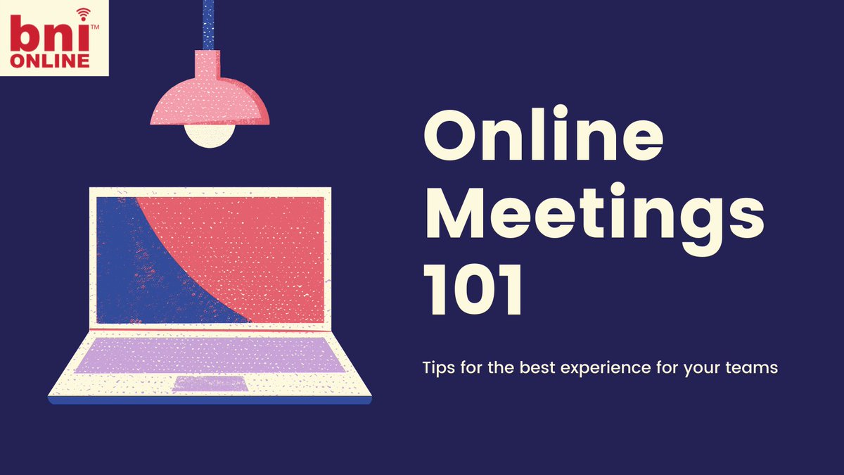 Today we are going to release our top tips for online meetings.  We'll be posting tip on the hour to help you through this period.  Come and present to our 38 businesses online to practice your pitch &amp; get more business every Thursday morning.  #success #presentation #presenting