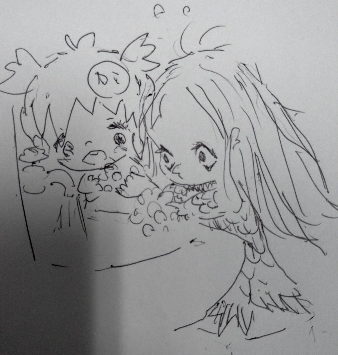 絵を描いたら、手洗い。
絵を見せたら、手洗い。 