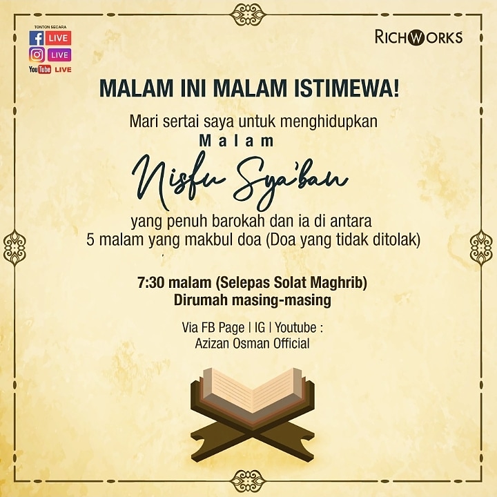 Richworks On Twitter Salam Sayang Semua Imam Al Syafie Ra Doa Mustajab Adalah Pada 5 Malam Iaitu Malam Jumaat Malam Al Adha Malam Al Fitri Malam Awal Bulan Rejab Dan Malam Nisfu Sya Ban Lihat Al Um