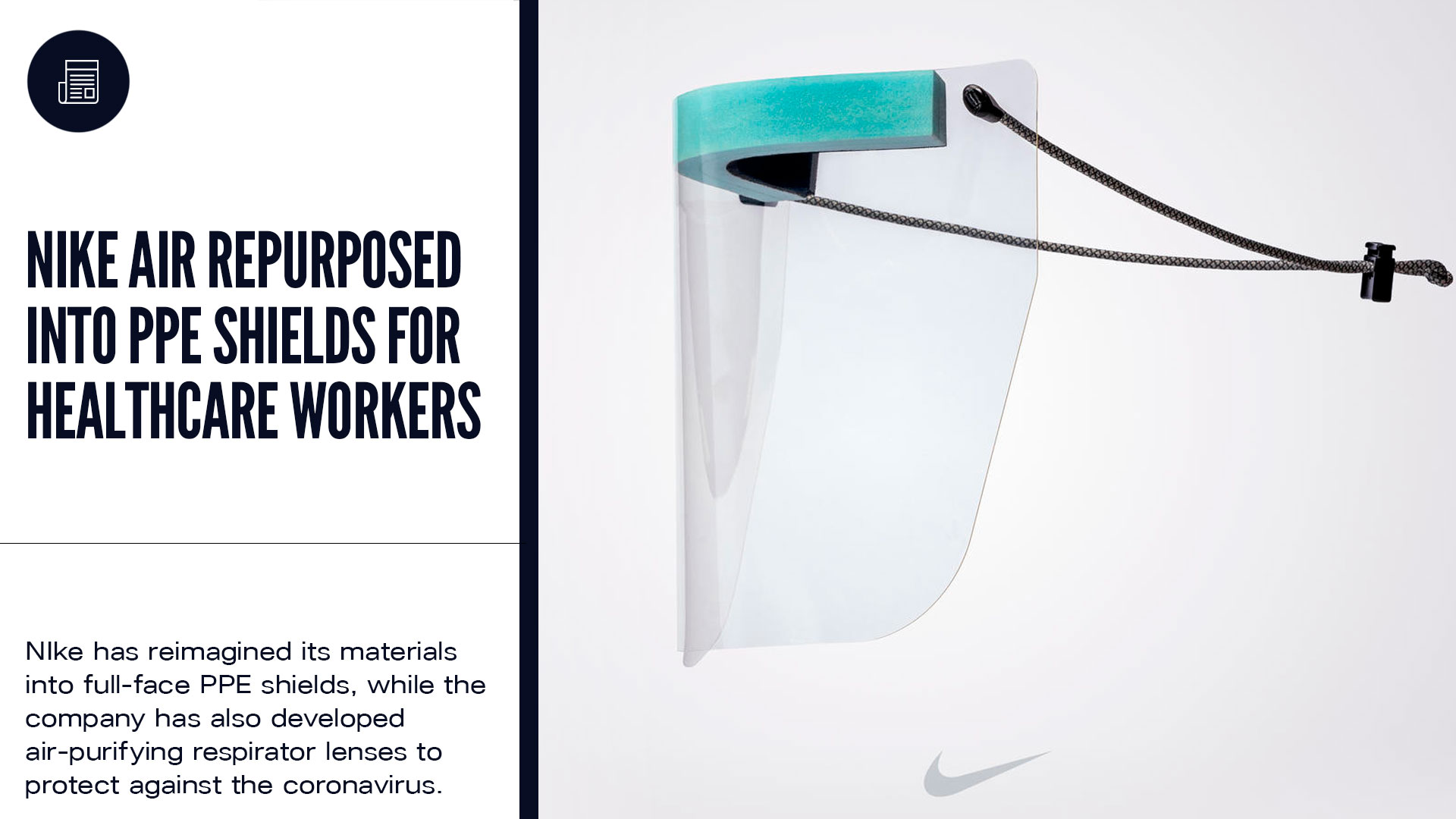 nike ppe face shields