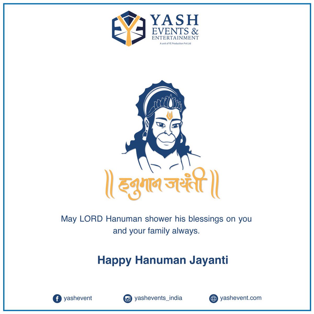 yashevent's tweet photo. #HappyHanumanJayanti 😍#yashevents https://t.co/eF26nzO2zH