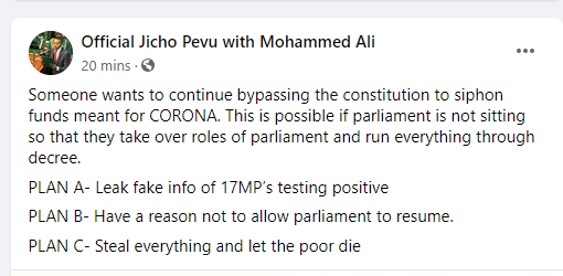obwora_Anderson's tweet photo. Nyali Mp Mohammed Ali is right to a certain extent. Uhuru can do anything to control of the parliament. A good example is what happened to Nairobi County.

#istandwithpastorchris DP Ruto #17mps Mbagathi African Americans https://t.co/Lt4HYoeDKp