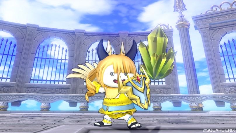 ぽっぽ ガルドドンドレアできたよー バナナ 持ってるとまよけ鈴なのにやたらタゲられるのは気のせい ｗ ウイングもほしいけど 扇盾が非表示になるから悩ましいね Dqx ガルドドン