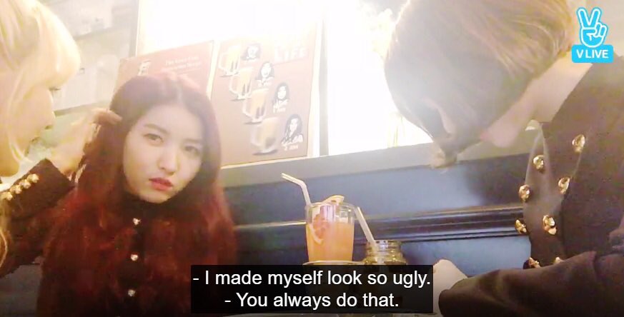 a thread of sowon running her mouth