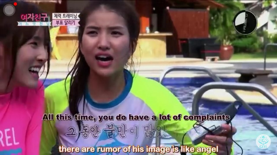 a thread of sowon running her mouth