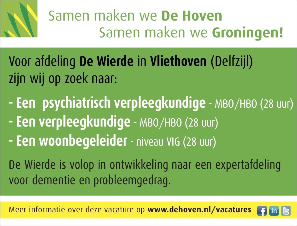 Drie mooie banen op een afdeling die volop in ontwikkeling is! #psychiatrischverpleegkundige #verpleegkundige #woonbegeleider #vacature

dehoven.nl/werken-bij/vac…
RT = tof!