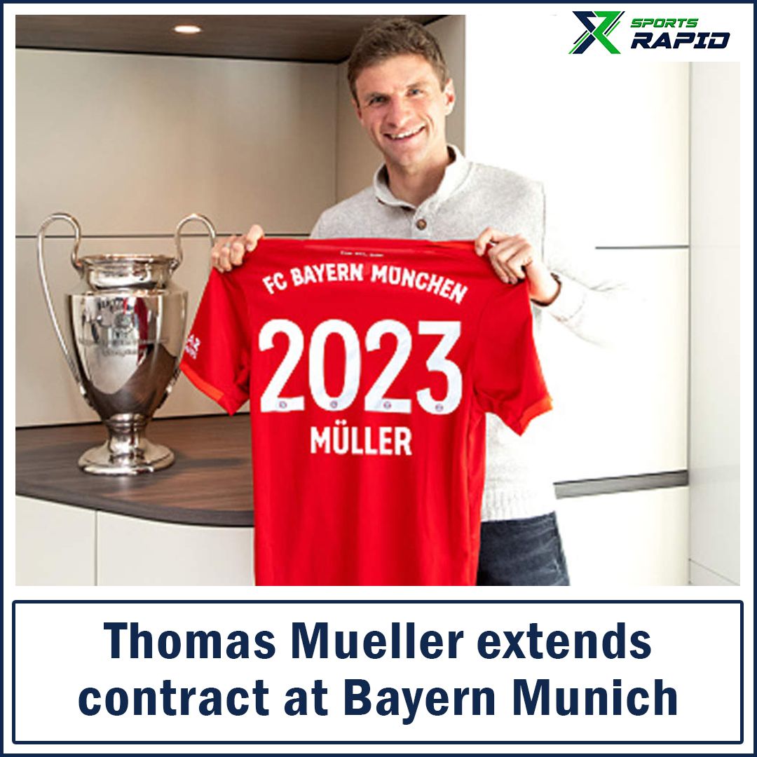 sportsrapid_'s tweet image. Long-serving forward Thomas Muller has signed a two-year contract extension at Bayern Munich, keeping him at the club until June 2023. 
#thomasmueller #ller #esmuellert #thomasm #fcbayern #fcb #mueller #bayern #football #soccer