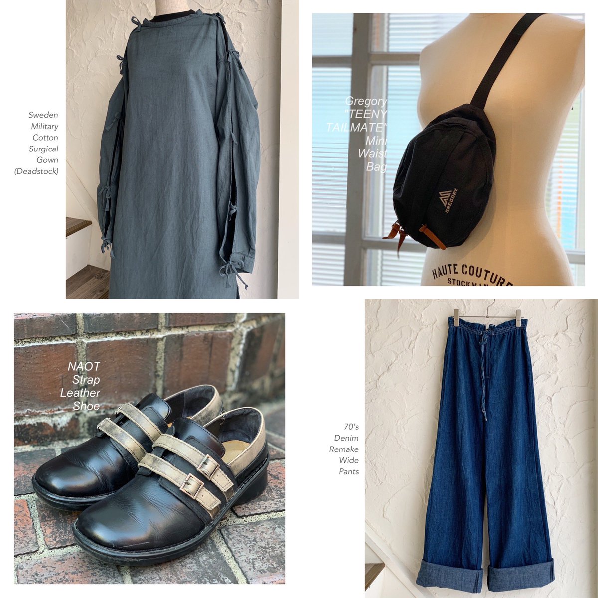Taffee Twitterissa Ootd グレーのサージカルガウンは ワイドデニムやウエストbagと ちょっとカジュアルに コーデしても Taffee 宮崎 古着 宮崎古着屋 四季通り 古着コーデ サージカルガウン ワンピース Gregory ワイドデニム 古着女子 古着mix Taffee Twitterissa Ootd グレーのサージカルガウンは ワイドデニムやウエストbagと ちょっとカジュアルに コーデしても Taffee 宮崎 古着 宮崎古着屋 四季通り 古着コーデ サージカルガウン ワンピース Gregory ワイドデニム 古着女子 古着mix