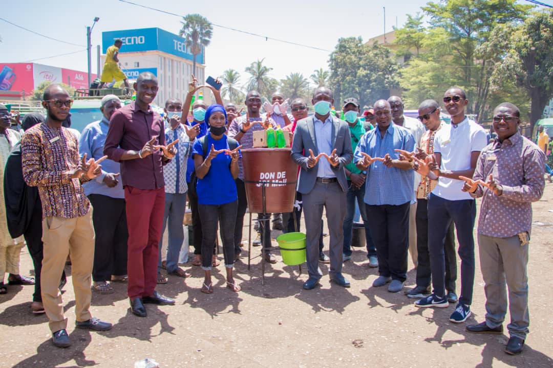 JCI Mali in action for stopping the spread of Corona Virus !!!