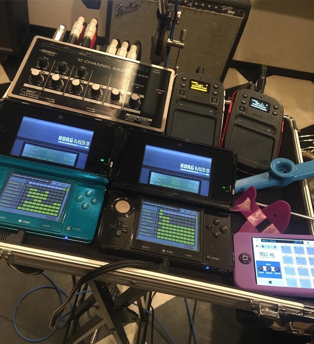 smgfnk's tweet photo. なぜかトレンド入りする3DS。KORG M01D、楽しいよ！ #ニンテンドー3DS #M01jp #サイモンガー・モバイル https://t.co/NgTUcq39Dz