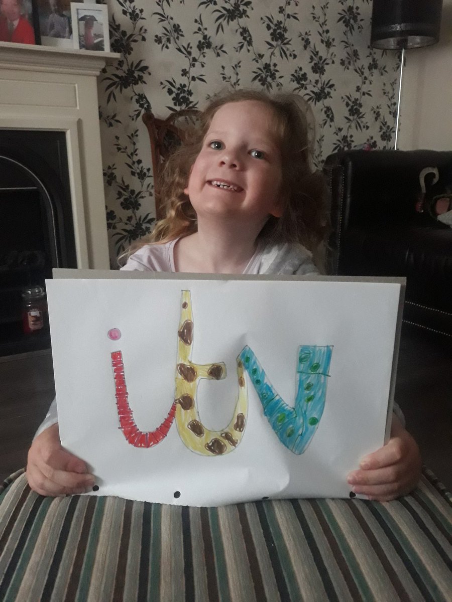 Flea_82's tweet photo. @ITV #itvkidscreate Freya Allen aged 6 and her animal themed logo https://t.co/Vs63eijVOP