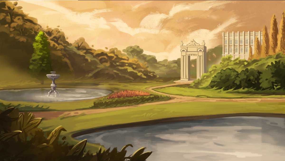 Palace Garden
Another scene for the 17th century Turkish historical story.
#conceptart #digitalpainting #environmentdesign #boardgameart #boardgame #illustration #art