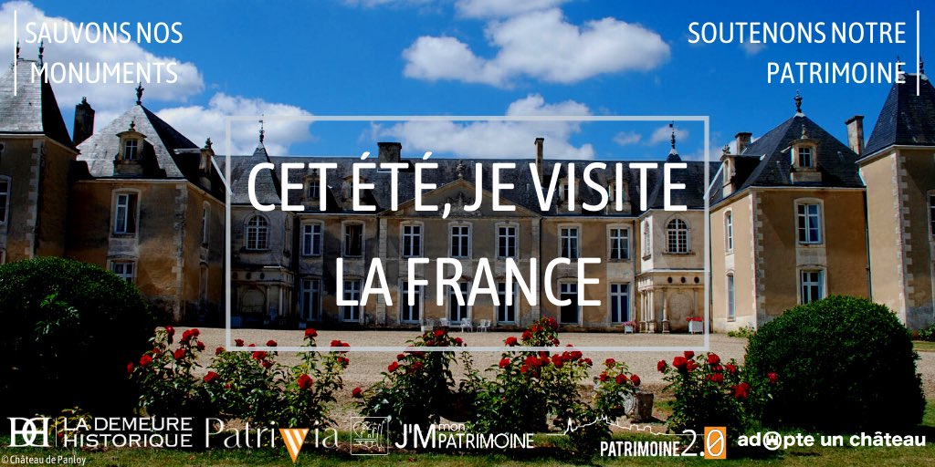N’hésitez pas à suivre <a href="/Patrimoine2_2/">Patrimoine 2.0</a> pour soutenir les nouveaux acteurs du patrimoine. Nous avons créé le hashtag #cetetejevisitelafrance pour soutenir l’ensemble du secteur et surtout commencer à préparer l’avenir. En attendant #RestezChezVous