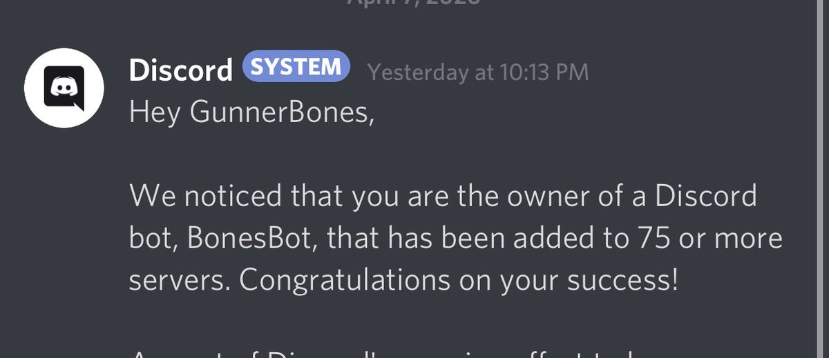 Gunnerbones On Twitter Apparently A Discord Bot I Made For A
