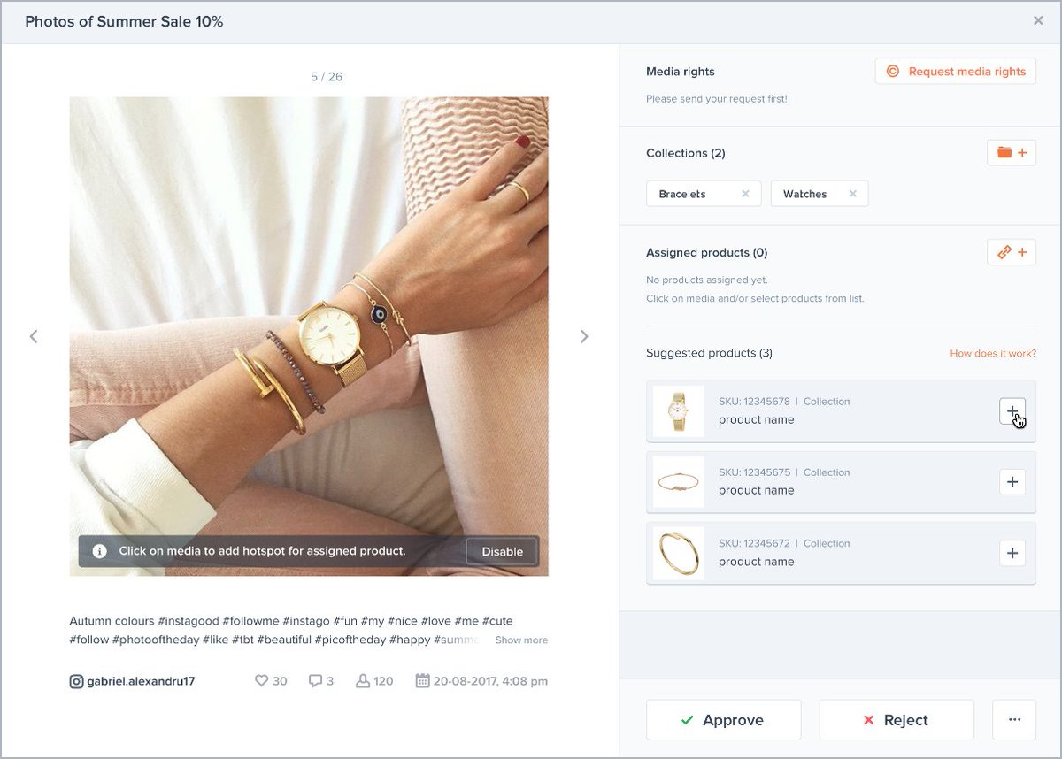 nyrisio's tweet photo. Our visual search is used by @photoslurp within their visual commerce platform. Thanks to our visual search function, user-generated content featuring the brands‘ products can be linked to the matching products in the brands‘ product feed within seconds. #nyris #visualsearch #ai https://t.co/qiN7Utu9pU
