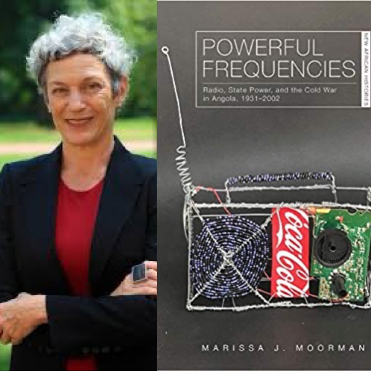 araujohistorian's tweet photo. #BOOK39 @mjmoorman's Powerful Frequencies: "In Portuguese colonial Africa, whiteness was loud, bold, and dangerous, full of possibilities not available in gray, whispering, careful Portugal of the Salazar and Caetanoregimes." #WomenAlsoKnowHistory #twitterstorians #Africa https://t.co/5RLAdP8wUQ