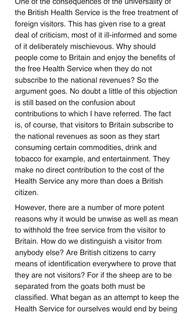 Bevan on why charging migrants for NHS use is a terrible idea