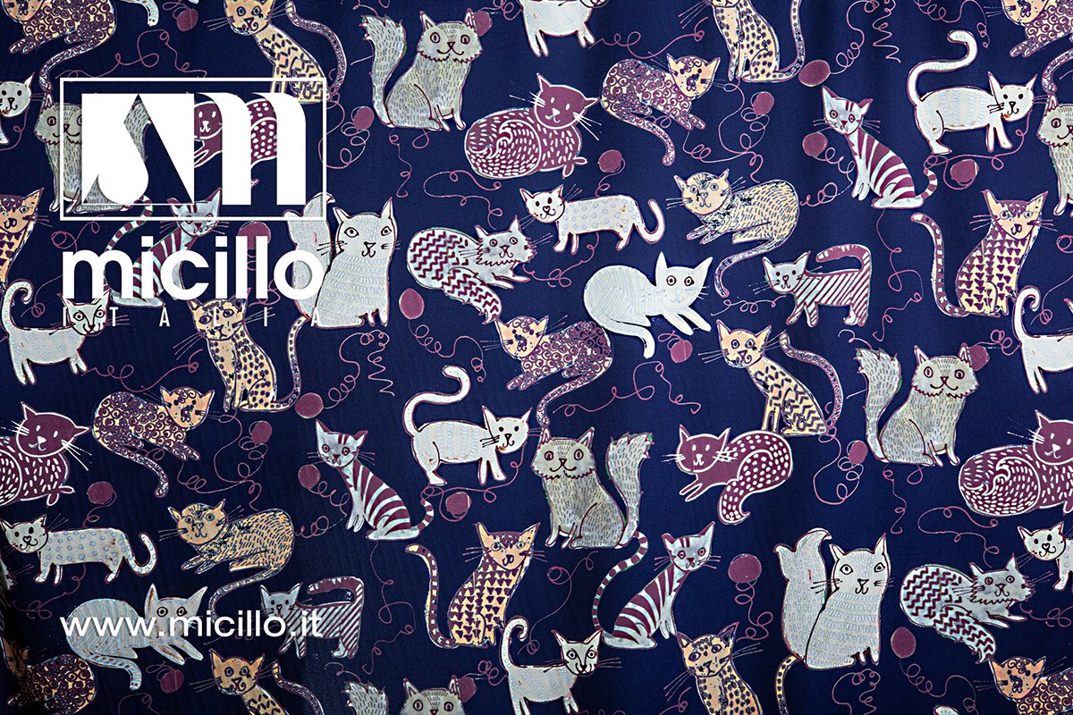 MicilloItalia's tweet photo. #NewCollection20202021 #micilloitalia #madeinitaly #furs #furstagram #furlovers #lining #linings #fabric #fabrics #satin #micrell #raso #fabricshop #stoffa #textile #textiles #NewCollection #NuovaCollezione #fabricpattern #catfabric #catpattern #gatti #cat #cats #gatos #chats https://t.co/2mtHIlBibO
