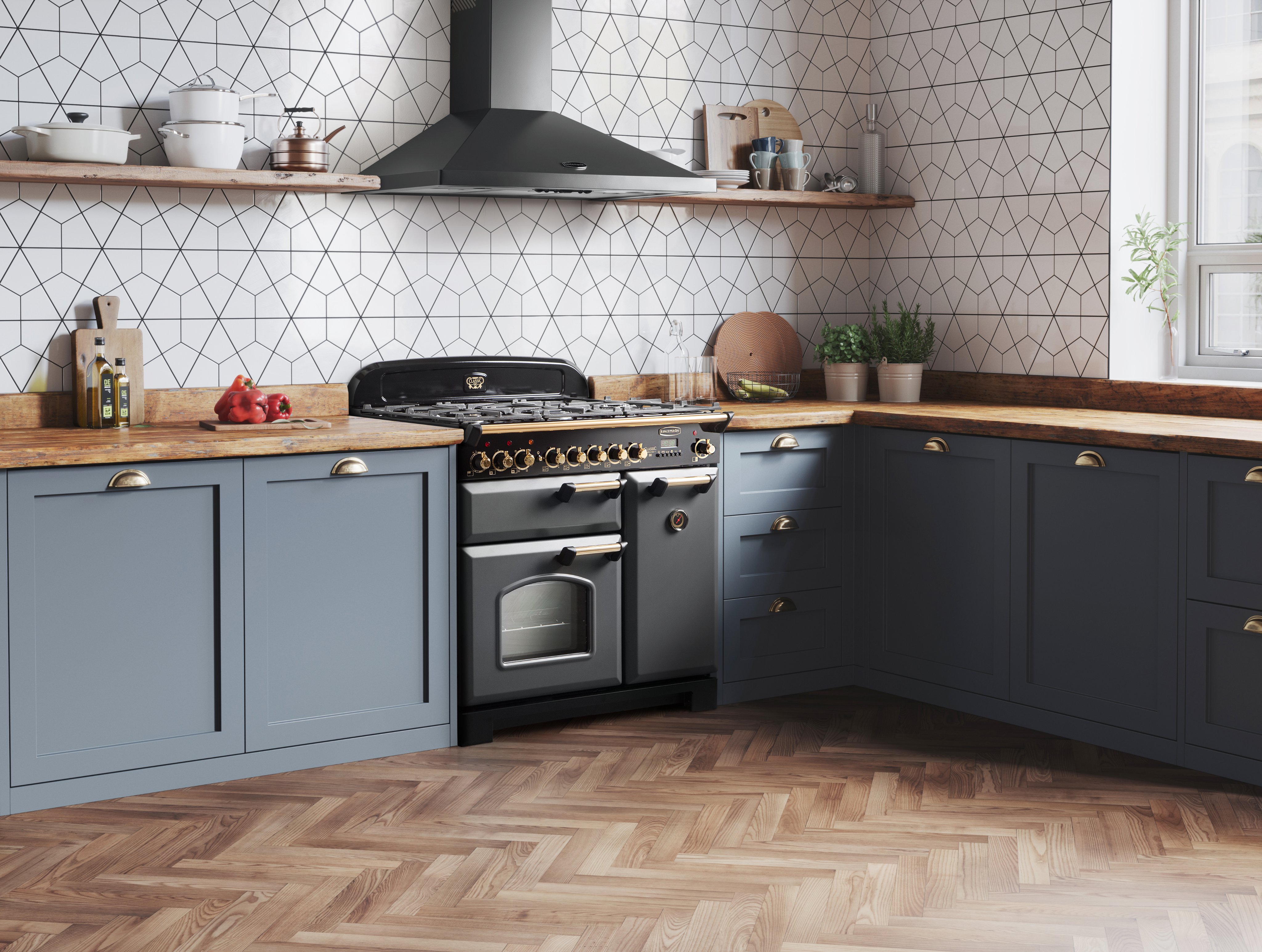 Rangemaster cooker hood slate deals