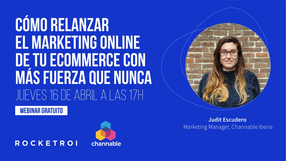 Os invitamos al primero de una serie de webinars que tienen como objetivo aportar conocimientos y ideas para reforzar las estrategias digitales de las empresas que apuestan por relanzar al 200% a la vuelta.
bit.ly/2Va1slX 

👉Jueves 16/04 - 17h

#shiftnow 
<a href="/Channable_es/">Channable</a>