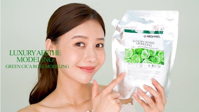☘️🍃🌟альгинантные маски от корейского бренда  Medi-Peel - альгинатная маска с центеллой и набор для моделирования "Волшебный порошок" Cica Green Rose Modeling  Magic Powder Modeling Pack.