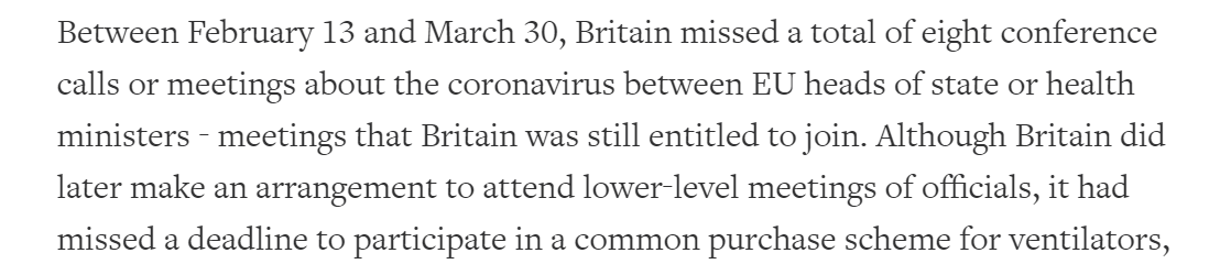 There are a wide range of coordination work, much of it very successful  @ECDC_EU  @EMA_News + work across DGs... On the science/research fund a lot being done see above.One of the criticism put to the UK is failure to participate in EU's coordination work