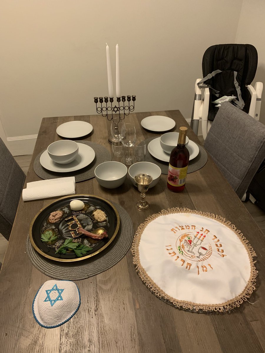 #COVID2019AU has indeed made this night different to others and literally meant ‘next year in Jerusalem’ travel wise. Hope everyone is safe and well. Chag Pesach Sameach.