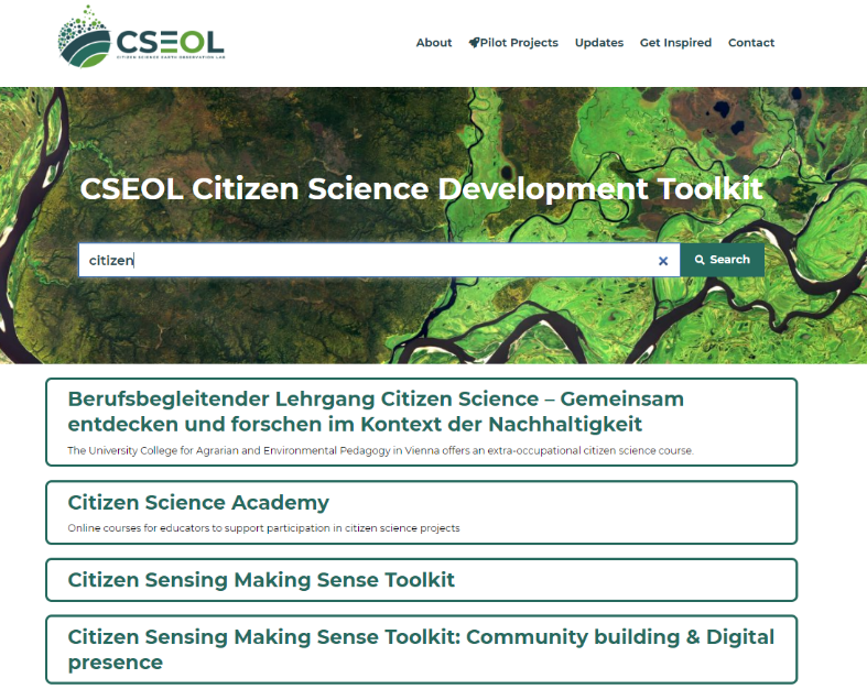 CSEOLab's tweet photo. The @CSEOLab Citizen Science Development Kit #CSDK provides access to >115 tools and resources, according to the distinct phases that a #CitizenScience & #EarthObservation project consists of, & for both #social & #technical aspects. Check it 👉 https://t.co/YXzQyiUGCh https://t.co/RlwDYf8QpO